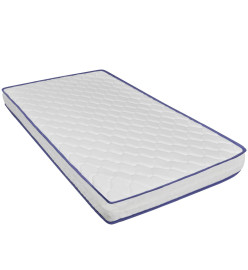 Lit et matelas mousse à mémoire de forme Similicuir 90x200 cm