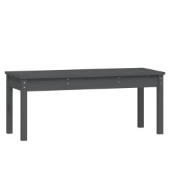 Ensemble à dîner de jardin 4 pcs gris bois massif de pin