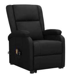 Fauteuil de massage Noir Similicuir