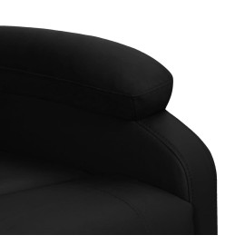 Fauteuil de massage Noir Similicuir