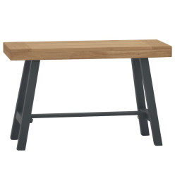 Banc 80 cm Bois massif de teck