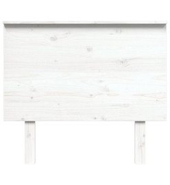 Tête de lit Blanc 94x6x82,5 cm Bois massif de pin