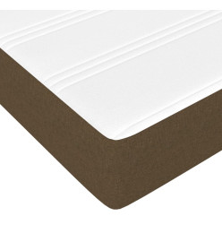 Matelas de lit à ressorts ensachés Marron foncé 180x200x20 cm