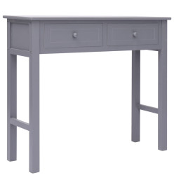 Table console Gris 90 x 30 x 77 cm Bois