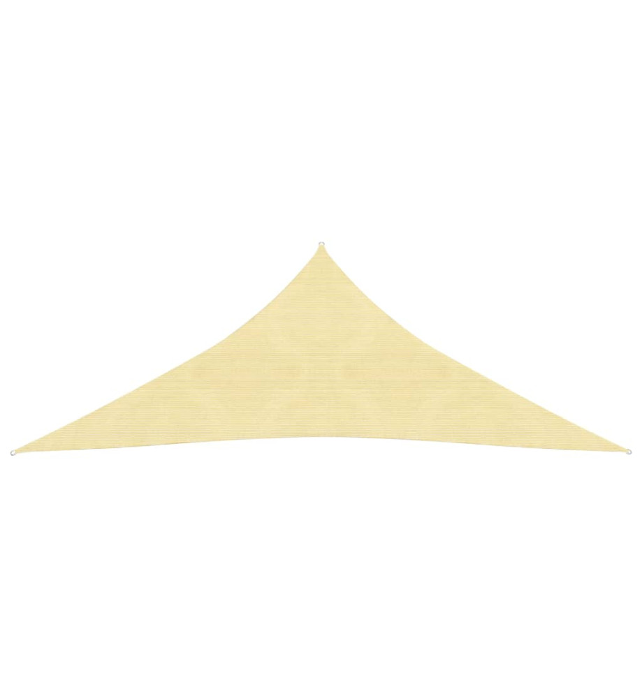 Parasol en PEHD triangulaire 5x5x5 m Beige