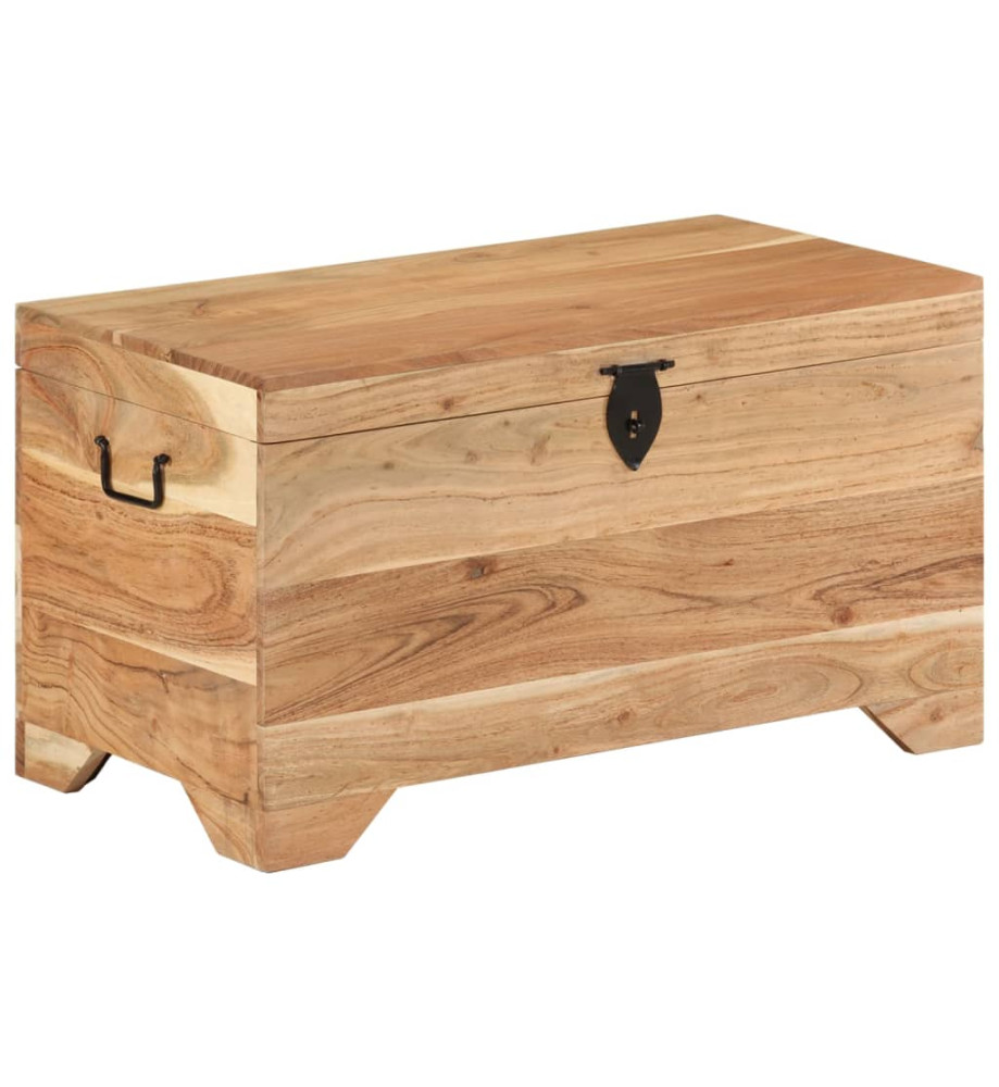 Coffre de rangement Bois d'acacia solide