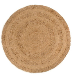 Tapis Jute tressé à la main 180 cm Rond