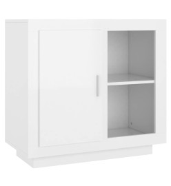 Buffet Blanc brillant 80x40x75 cm