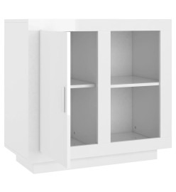 Buffet Blanc brillant 80x40x75 cm