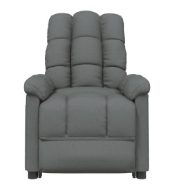 Fauteuil de massage Gris foncé Tissu