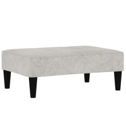 Tabouret Gris clair Tissu en microfibre