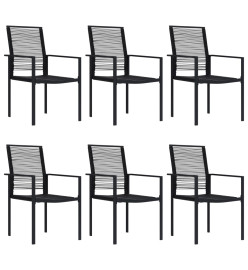 Ensemble de salle à manger de jardin 7 pcs