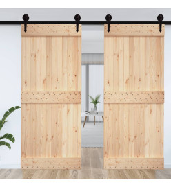 Porte NARVIK 100x210 cm bois massif de pin