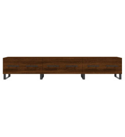 Meuble TV chêne marron 150x36x30 cm bois d'ingénierie