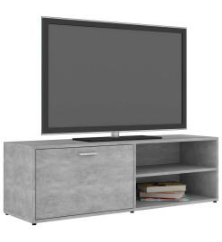 Meuble TV Gris béton 120x34x37 cm Aggloméré