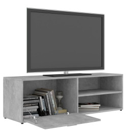 Meuble TV Gris béton 120x34x37 cm Aggloméré