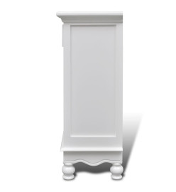 Armoire avec 2 portes et 1 tiroir Bois Blanc