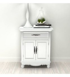 Armoire avec 2 portes et 1 tiroir Bois Blanc