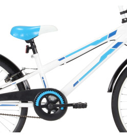 Vélo pour enfants 24 pouces Bleu et blanc