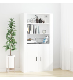 Armoire murale Blanc 80x33x80 cm Bois d'ingénierie