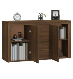 Buffet Chêne marron 120x36x69 cm Bois d'ingénierie