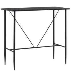 Ensemble de bar 5 pcs Similicuir Noir