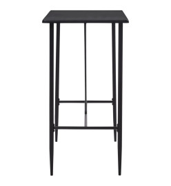 Ensemble de bar 5 pcs Similicuir Noir