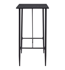 Ensemble de bar 5 pcs Tissu Noir