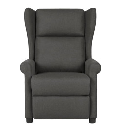 Fauteuil de massage Gris foncé Tissu