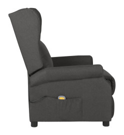 Fauteuil de massage Gris foncé Tissu