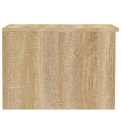 Table basse Chêne sonoma 50x50x36 cm Bois d'ingénierie