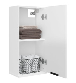 Armoire de salle de bain murale Blanc brillant 32x20x67 cm