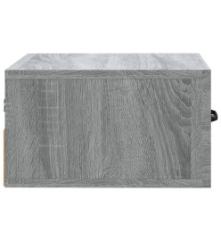 Tables de chevet murales 2 pcs Sonoma gris 35x35x20 cm