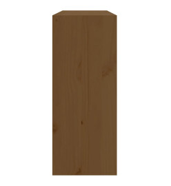 Armoire à vin Marron miel 62x25x62 cm Bois de pin massif