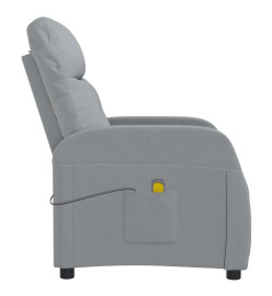 Fauteuil de massage Gris clair Tissu