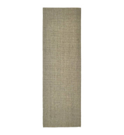 Tapis Sisal naturel 80x250 cm Taupe