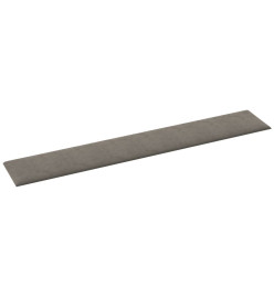 Panneaux muraux 12 pcs Gris clair 90x15 cm Velours 1,62 m²