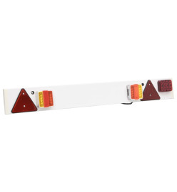 Feu de remorque Rouge 115x6x14 cm Ampoule LED 12 V