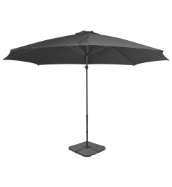 Parasol avec base portable Anthracite