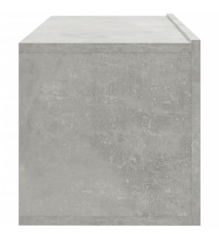 Meubles TV 2 pcs Gris béton 100x30x30 cm Bois d'ingénierie