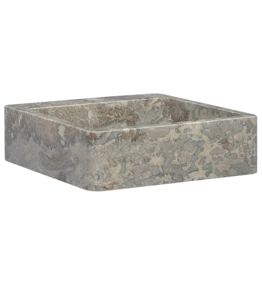 Lavabo Gris 40x40x12 cm Marbre