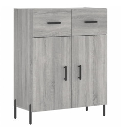 Buffet sonoma gris 69,5x34x90 cm bois d'ingénierie