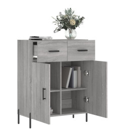 Buffet sonoma gris 69,5x34x90 cm bois d'ingénierie