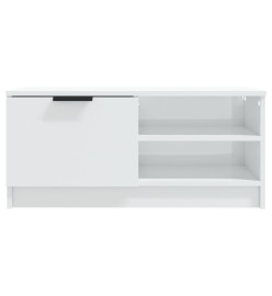 Meubles TV 2 pcs Blanc brillant 80x35x36,5 cm Bois d'ingénierie