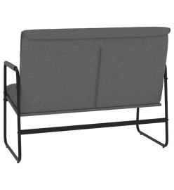 Banc Gris foncé 100x64x80 cm Tissu