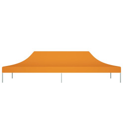 Toit de tente de réception 6x3 m Orange 270 g/m²