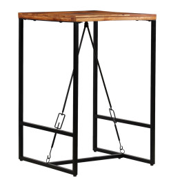 Table de bar Bois recyclé solide 70 x 70 x 106 cm