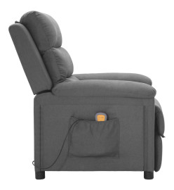 Fauteuil de massage Gris clair Tissu