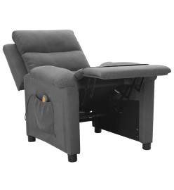 Fauteuil de massage Gris clair Tissu