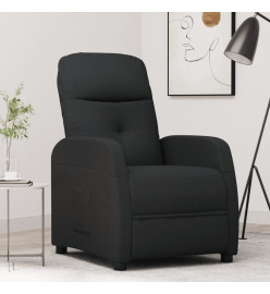 Fauteuil inclinable Noir Tissu